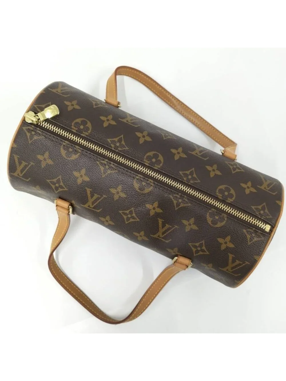 Louis Vuitton Papillon PM Handbag Monogram Brown